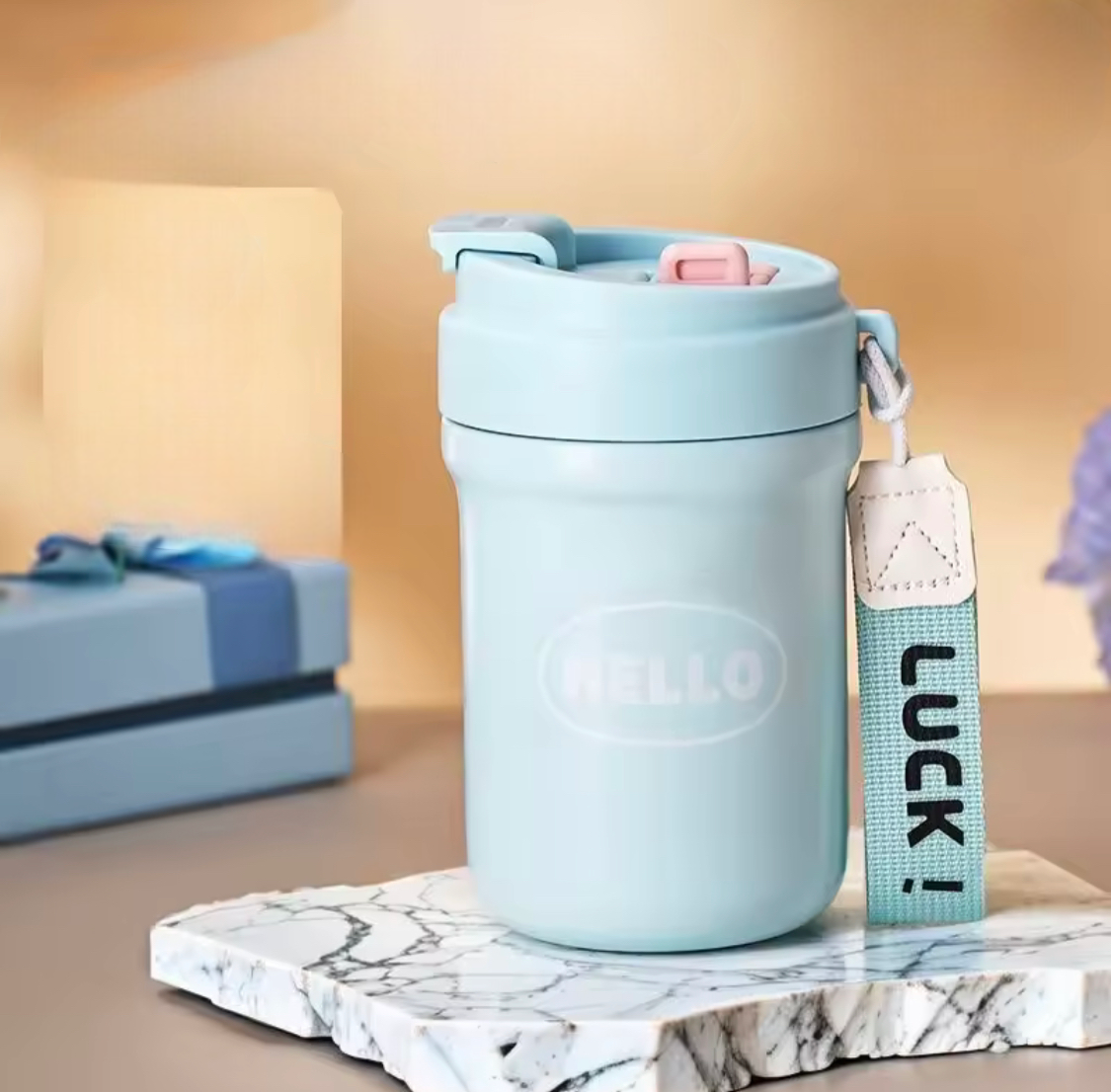 500ml Vacuum Flask Coffee Mug, Stainless Steel Kettle With Straw, Handy Waters Bottle For Gym And Office 500ml Vacuum Flask Coffee Mug, Stainless Steel Kettle With Straw, Handy Waters Bottle For Gym And Office